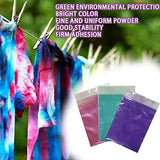Tie Dye DIY Kit Reactive Dye Powder Cold Dyeing Changing Color of Clothes, Clothes Fabric Tie Fabric Dye with Dye Powder, Gloves, Rope, Bag and Spray Nozzles for Party Supplies, Adults & Kids(3)