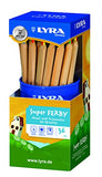LYRA Super Ferby Unlacquered Triangular Giant Colored Pencils, 6.25 Millimeter Lead Core, Set of 18