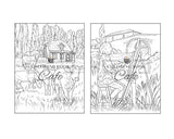 French Countryside Coloring Book: An Adult Coloring Book Featuring Charming French Countryside Scenery Including Beautiful Manors, Vineyards, Castles and More!