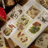 60Pcs Stickers Set Vintage Plant Flower Journal Stickers for Planner DIY Crafts Embelishment Diary 30 Designs Each 2pcs (Animals(senlinyangxiang))