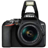 Nikon D3500 24.2MP DSLR Camera with AF-P DX NIKKOR 18-55mm f/3.5-5.6G VR Lens (1590B) – (Renewed)