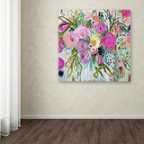 Rose Burst by Carrie Schmitt, 24x24-Inch Canvas Wall Art