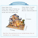 Flever Dollhouse Miniature DIY House Kit Creative Room with Furniture for Romantic Artwork Gift(Legend of The Blue sea)