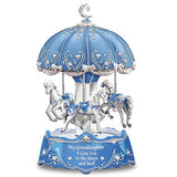 Carousel Music Box with Sentiment for Granddaughter Lights Up by The Bradford Exchange