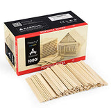 Magicfly Popsicle Sticks, 1000pcs, Natural Wooden Food Grade Craft Sticks, 4-1/2 Inch Great Bulk Ice Cream Sticks for Craft Project, Home Decoration