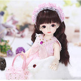 HGFDSA 1/6 BJD Doll 26 cm Ball Joints SD Dolls Action Figure DIY Toy Best Gift with Clothes Shoes Wigs Free Makeup for Girls