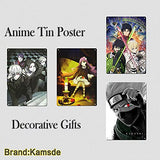 Kamsde Trigun Poster - 12 x 8 inch Anime Poster Metal Poster Wall Decoration Poster Ornaments