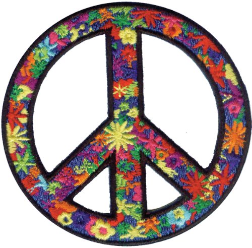 Application Flower Power Peace Patch