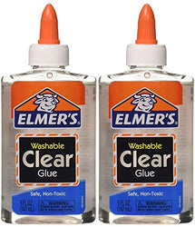 Elmer's 4336846284 889673068018 Bulk Buy (6-Pack) Clear School Glue 5 Ounces E305 Pack of 2
