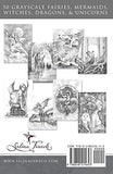 Grayscale Minis - Pocket Sized Fantasy Art Coloring Book (Fantasy Coloring by Selina)