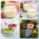 200PCS – 6 Inches Candle Wicks, Natural Cotton Low Smoke Candle Wicks with Candle Wick Stickers for Candle DIY and Candle Making, Candle Making Kit