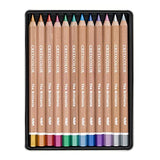 Cretacolor MegaColor Colored Pencil Set, 12 Count (Pack of 1), Metallic