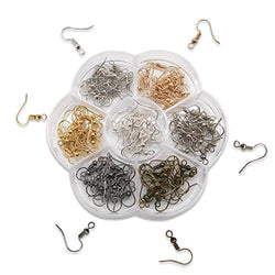 TOAOB 18MM 140pcs Fish Earring Hooks Ear Wires Surgical Steel Hypo-allergenic French With Ball