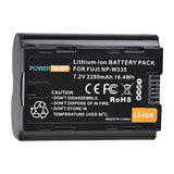 PowerTrust 2280mAh NP-W235 Replacement Battery and LCD Dual Charger for Fujifilm NPW235 and Fuji X-T4
