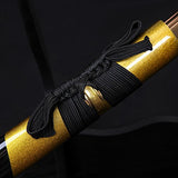 Katana Sword, Fully Handmade Real Japanese Sword 1060 High Carbon Steel Samurai Sword with Wooden