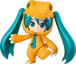 Good Smile Character Vocal Series 01: Hatsune Miku/Digimon Adventure (Kigurumi Agumon Version) Nendoroid Action Figure