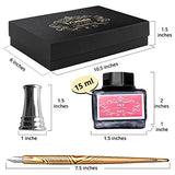 Calligraphy Set For Beginners, 3 Calligraphy Pens, 4 Ink Bottle 15ml, 20 Calligraphy Nibs, 1 Calligraphy Pen Holder, Dip Pen Set, Perfect Gift For Men, Women And Kids, Calligraphy Kit For Beginners