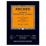 Winsor & Newton 1795102 Arches Watercolor Rough Paper Pad 140#, 12 Sheets