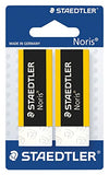 STAEDTLER 526 N20BK2 - Pack of 1 Blister with 2 erasers Noris