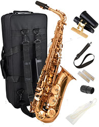 NEW! Herche Superior Alto Saxophone X3 | Professional Instruments for All Levels | High F# Key | Educator Approved & Service Plan