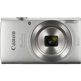 Canon PowerShot ELPH 180 20MP 8x Optical Zoom HD Video Digital Camera (1093C001B) - (Certified