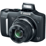 Canon PowerShot SX160 IS 16.0 MP Digital Camera (Old Model) with 16x Wide-Angle Optical Image Stabilized Zoom with 3.0-Inch LCD