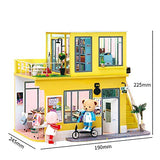 Rolife DIY Miniature Dollhouse Kit Christmas, 1/24 Scale Tiny House Building Kits, Miniatures with Furniture Accessories and Tools, Mini Wood Crafts Model, Making Kit Gifts for Boys and Girls Ages 14+