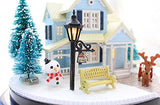 Architecture Model Building Kits with Furniture LED Music Box Miniature Wooden Dollhouse Fairy Tale Series 3D Puzzle Challenge