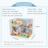 Flever DIY House Kit Creative Craft Toy Perfect Valentine‘s Gift--Young Memory