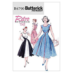 BUTTERICK PATTERNS B4790 Misses' Wrap Dress, Size BB (8-10-12-14)