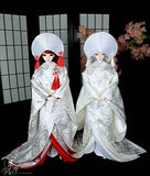 1/4 MSD Girl BJD Doll Dress / Japanese Style Dress Suit Outfit / Japanese BJD Kimono / Japanese Bride Wedding Dress …