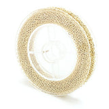 33 Feet Dainty Gold Plated Solid Brass Cable Chain Link 2 MM Bulk for Jewelry Making