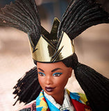 Barbie Collector Jean-Michel Basquiat X Doll with Braids and Crown, Wearing Art-Inspired Suit and Accessories, with Doll Stand and Certificate of Authenticity