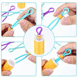 BBTO 80 Pieces Bobbin Thread Holders Thread Buddies Clips Sewing Machine Accessories for Thread