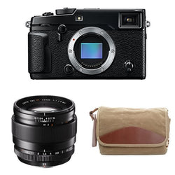 Fujifilm X-Pro2 Body Professional Mirrorless Camera (Black) + XF23mmF1.4 R + Domke F-5XB Camera Bag