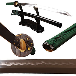 Shijian Full Tang 1095 High Carbon Steel Clay Tempered Sword Katana Real Sharp Can Customize