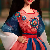 Barbie Doll, Lunar New Year Collector Gift, Signature, Displayable Packaging, Traditional Hanfu Robe with Chinese Prints, Collectible