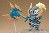 Good Smile Monster Hunter World: Iceborne: Hunter (Male Zinogre Alpha Armor Version) Deluxe Nendoroid Action Figure, Multicolor