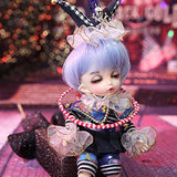 BJD Doll, 1/8 SD Dolls 6 Inch 19 Ball Jointed Doll DIY Toys Cosplay Fashion Dolls with Full Set Clothes Shoes Wig Makeup, Best Gift for Girls