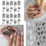 Snake Nail Art Stickers Decals Nail Art Supplies 3D Nail Self-Adhesive Hot Snake Nail Decals for Acrylic Nails Designs Manicure Tips Decoration DIY Decor Nail Art Accessories