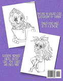 YamPuff's Stuff: A Kawaii Coloring Book of Chibis and Cute Girls