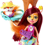 Enchantimals Tree Swing Playset – Felicity Fox doll (6-in) and Flick Animal Figure [Amazon Exclusive]