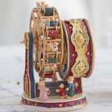 LOVE FOR YOU Rotating Ferris Wheel Bear Music box Exquisite gift Music Box for women Girls Boys mom kids Valentines gift birthday gift（Melody:Castle in The Sky）