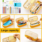 EASTHILL Big Capacity Pencil Pen Case Office College School Large Storage High Capacity Bag Pouch