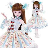 Girl Gift Doll 1/3 Dolls 23.6 Inch 19 Joint Ball Jointed Dolls Full Set Can Be Changed Makeup Dress DIY Best Birthday Xmas Gifts HMYH