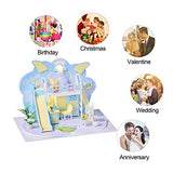 WYD Handmade Mini House Cute Little Sheep Bedroom Assembling Doll House Kit DIY Making Toy House Kit for Birthday Gifts for Kids and Classmates