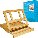 US Art Supply 133pc Deluxe Artist Painting Set with Aluminum and Wood Easels, Paint and Accessories