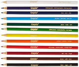 Crayola Long Colored Pencils, 12-Count, Pack of 12, Assorted Colors