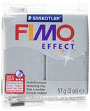 Staedtler Fimo Effect Polymer Clay, 2-Ounce, Metallic Silver