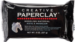 Creative Paper clay, 8 Ounces, White